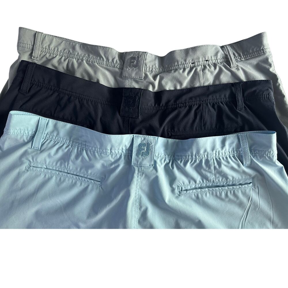 Lot of 3 FootJoy FJ Performance Golf Shorts Men Size 40 Blue/Grey/Navy/ Stretch